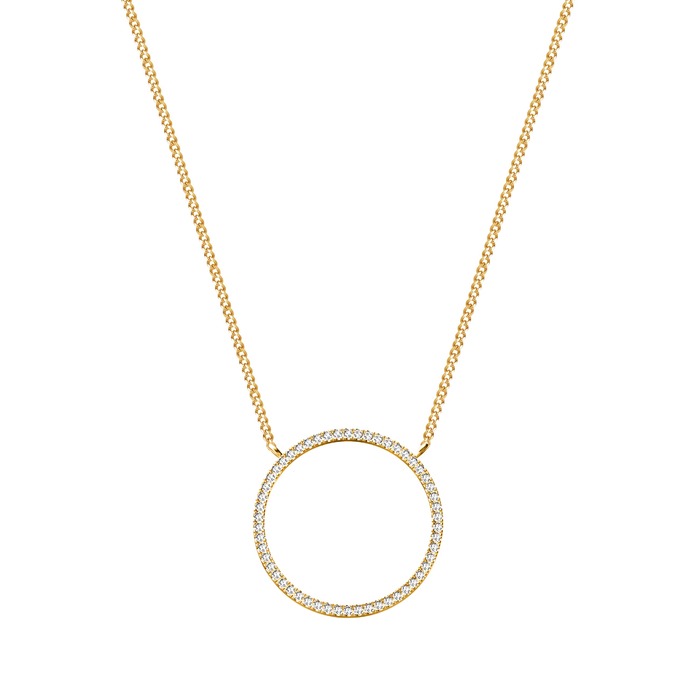 Juweel DIAMANTI PER TUTTI JUPITER NECKLACE M2112 YELLOW
