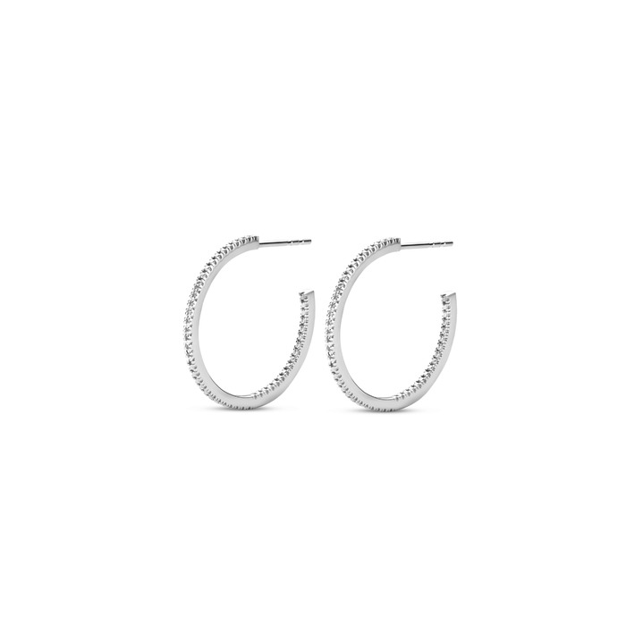 Juweel DIAMANTI PER TUTTI EVER HOOP EARRINGS M2153 WHITE