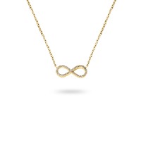 Juweel DIAMANTI PER TUTTI BIG INFINITY NECKLACE M2202 M319 YELLOW Juweel DIAMANTI PER TUTTI BIG INFINITY NECKLACE M2202 M319 YELLOW
