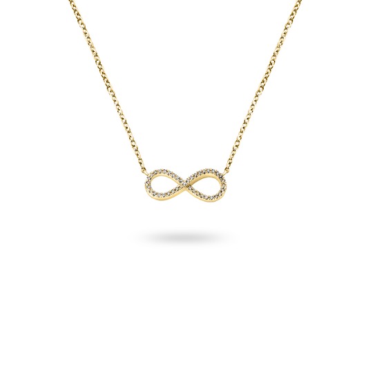 Juweel DIAMANTI PER TUTTI BIG INFINITY NECKLACE M2202 M319 YELLOW Juweel DIAMANTI PER TUTTI BIG INFINITY NECKLACE M2202 M319 YELLOW