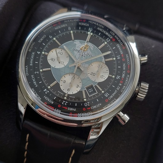 Horloge Breitling Transocean Chronograph Unitime AB0510 '62498-605-TWDH' 