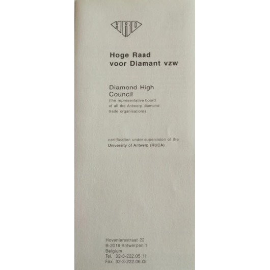 Juweel Briljant 3.07ct. VVS1 - H '65003-1060-TWDH' 