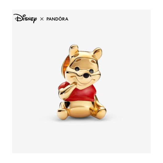 Juweel Pandora Disney Winnie The Pooh Bear Bedel Zilver925 762212C01