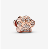 Juweel Pandora Moments Sparkling Paw Print Bedel Rosé Zilver925 781714C01 Juweel Pandora Moments Sparkling Paw Print Bedel Rosé Zilver925 781714C01