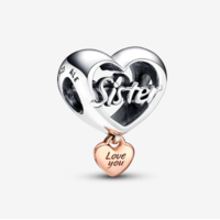 Juweel Pandora Moments Love You Sister Heart Bedel 782244C00 Juweel Pandora Moments Love You Sister Heart Bedel 782244C00