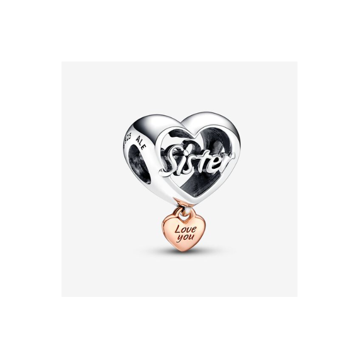 Juweel Pandora Moments Love You Sister Heart Bedel 782244C00