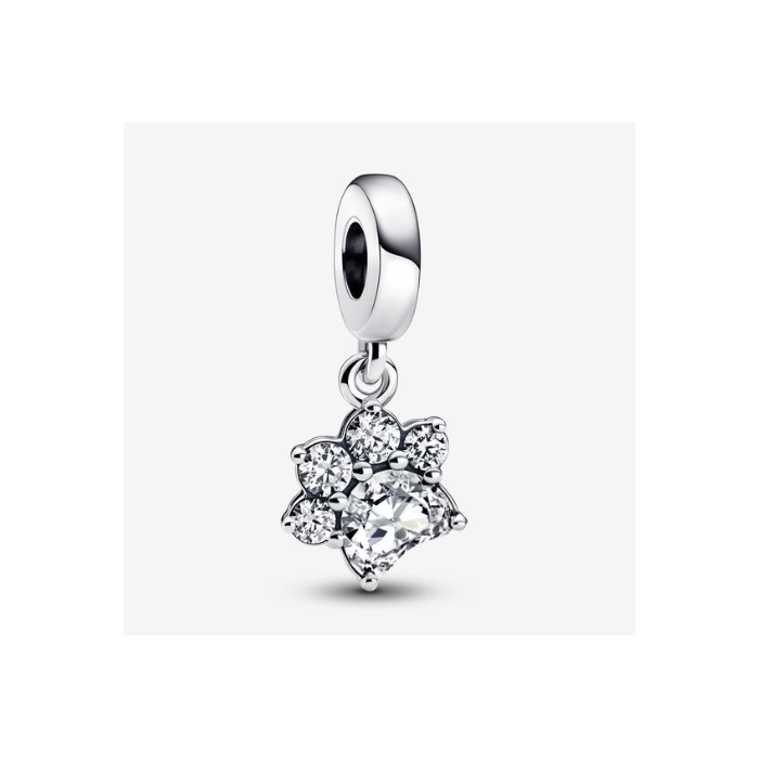 Juweel Pandora Moments Sparkling Pet Paw Print Dangle Bedel 792247C01