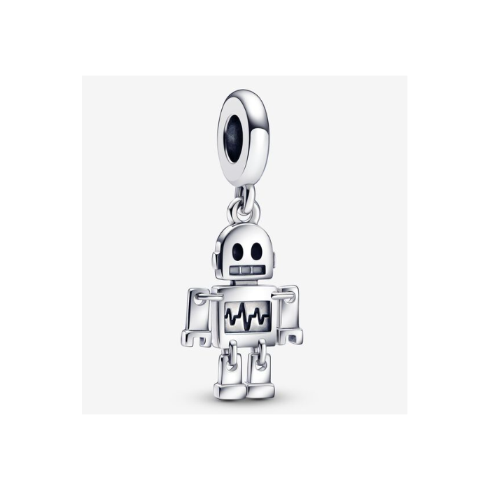 Juweel Pandora Moments Bestie Bot Robot Dangle Bedel 792250C01 