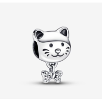 Juweel Pandora Moments Pet Cat & Bow Bedel 792255C01 Juweel Pandora Moments Pet Cat & Bow Bedel 792255C01