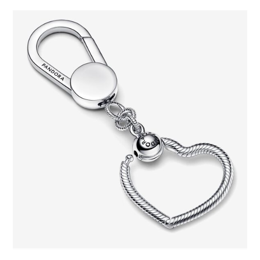 Juweel Pandora Moments Small Heart Bag Charm Holder 392238C00