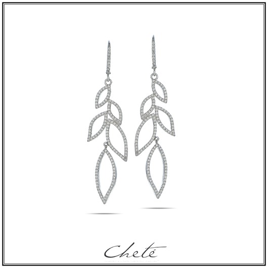 Juweel Zels Cheté Oorbellen Zilver925 CL62-0466 Juweel Zels Cheté Oorbellen Zilver925 CL62-0466