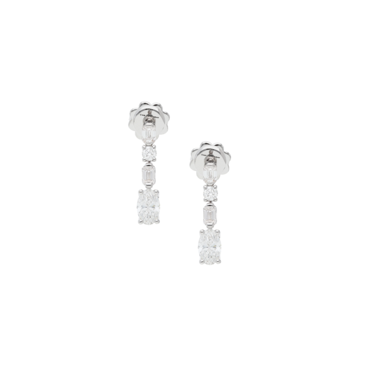 Juweel Clem Vercammen Collection Fili Di Luce Oorbellen 18 karaat witgoud BR10819/W-W Juweel Clem Vercammen Collection Fili Di Luce Oorbellen 18 karaat witgoud BR10819/W-W