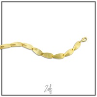 Juweel Zels armband zilver pleetgoud 21204AT Juweel Zels armband zilver pleetgoud 21204AT