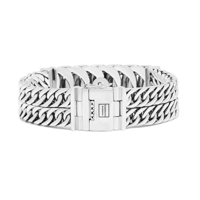 Juweel Buddha To Buddha Esther Double XS Black Spinel Limited Bracelet Silver Gold 14K 141