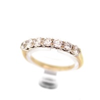 Juweel Ring bicolor wit en geelgoud 18 karaat briljant '66624-1083-TWDH' Juweel Ring bicolor wit en geelgoud 18 karaat briljant '66624-1083-TWDH'