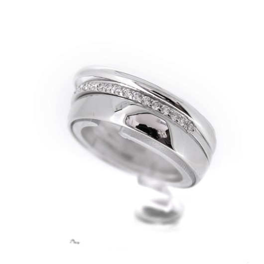 Juweel Ring witgoud 18 karaat briljant '65234-1089-TWDH'