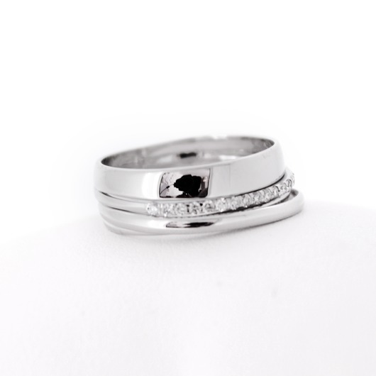 Juweel Ring witgoud 18 karaat briljant '65234-1089-TWDH'