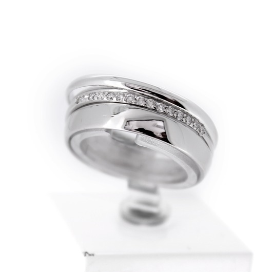 Juweel Ring witgoud 18 karaat briljant '65234-1089-TWDH'