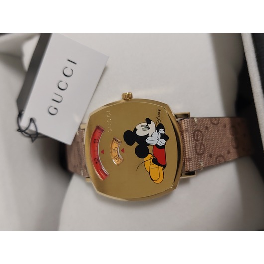 Horloge Gucci grip mickey mouse  YA157420 '66599-624-TWDH'
