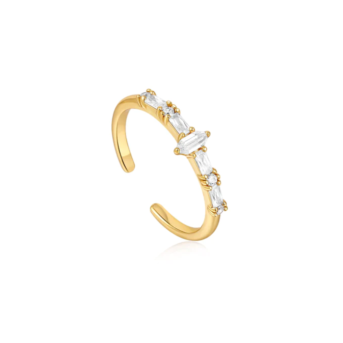 Juweel Ania Haie Dance 'Til Dawn Sparkle Multi Stone Band Ring R041-01G-W