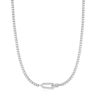 Juweel Ania Haie Dance 'Til Dawn Sparkle Chain Interlock Necklace N041-03H-W Juweel Ania Haie Dance 'Til Dawn Sparkle Chain Interlock Necklace N041-03H-W