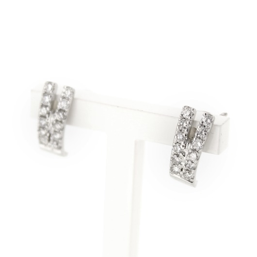 Juweel Oorbellen witgoud 18karaat briljanten 'MG1262-TWDH' Juweel Oorbellen witgoud 18karaat briljanten 'MG1262-TWDH'