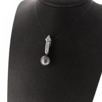 Juweel Hanger witgoud 18 karaat Tahiti Parel Briljanten 'MG1263-TWDH' Juweel Hanger witgoud 18 karaat Tahiti Parel Briljanten 'MG1263-TWDH'