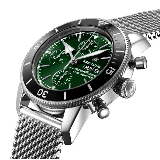 Horloge Breitling Superocean Heritage Chronograph 44 Green A13313121L1A1