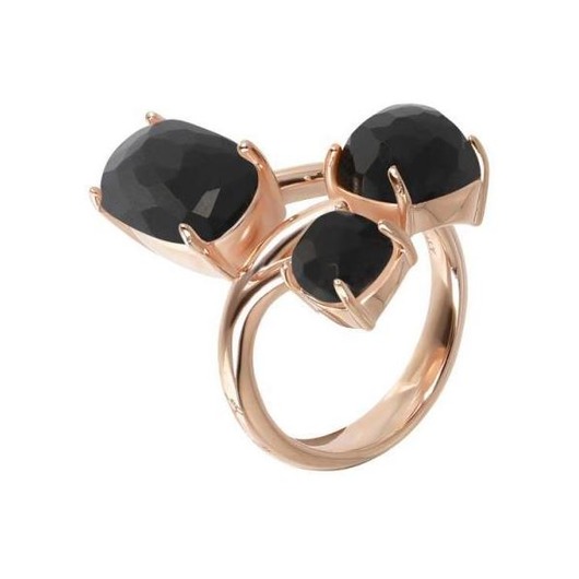 Juweel Bronzallure Three Stone Contrarie ring brons rosé WSBZ02024.BO