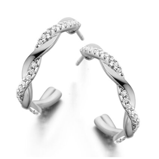 Juweel Silver Rose Earrings silver EA2216W 
