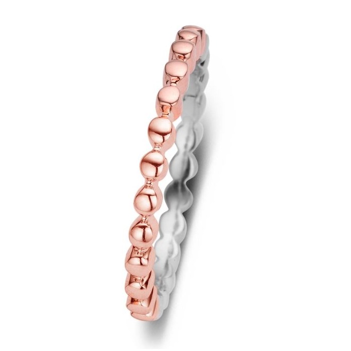 Juweel Silver Rose ring rosé plated R6241R