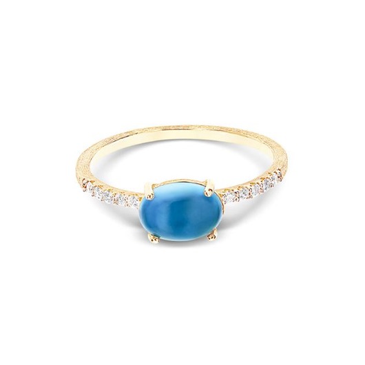 Juweel Nanis Dancing Azure ring London Blue Topaz AS35-597