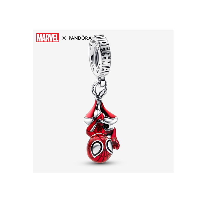 254854 01 Pandora Marvel Hanging Spider-man dangle 792323C01 Juwelier Clem Vercammen.png