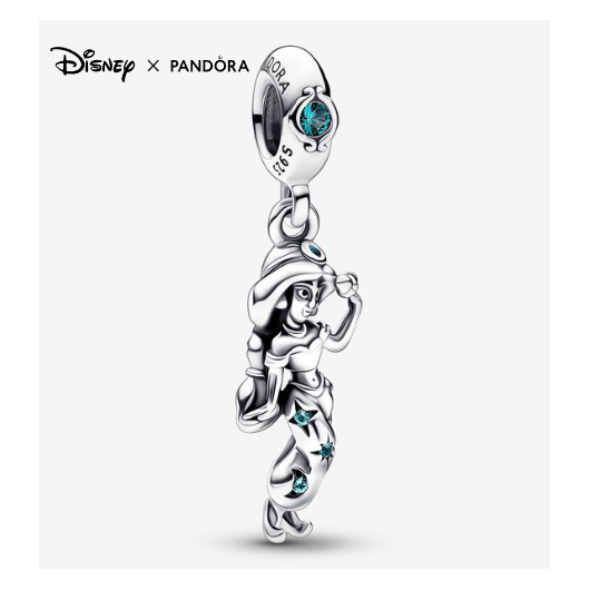 Juweel PANDORA Disney Aladdin - Princess Jasmine Dangle 792343C01 Juweel PANDORA Disney Aladdin - Princess Jasmine Dangle 792343C01