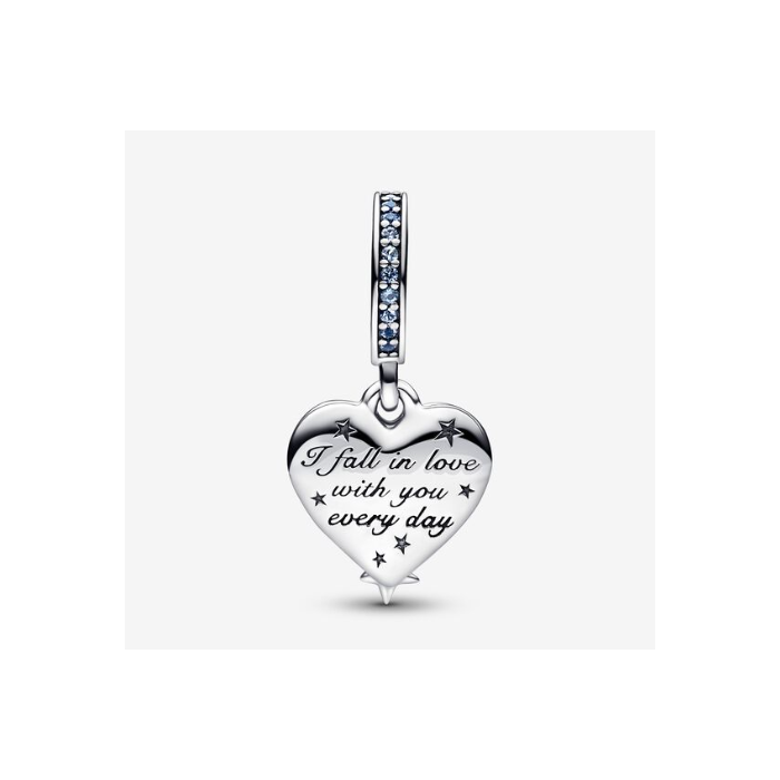Juweel PANDORA Celestial Shooting Star Heart Double Bedel 792356C01