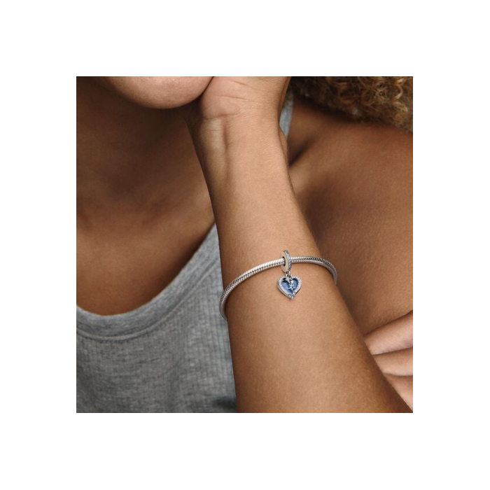 Juweel PANDORA Celestial Shooting Star Heart Double Bedel 792356C01