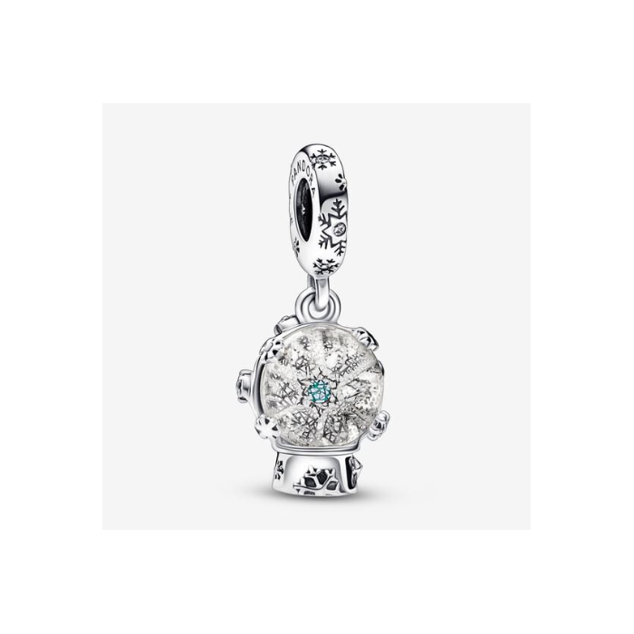 Juweel PANDORA Snowflake Snowglobe Bedel 792369C01
