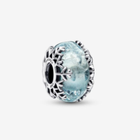 Juweel PANDORA Winter Blue Snowflake Murano Bedel 792377C00 Juweel PANDORA Winter Blue Snowflake Murano Bedel 792377C00