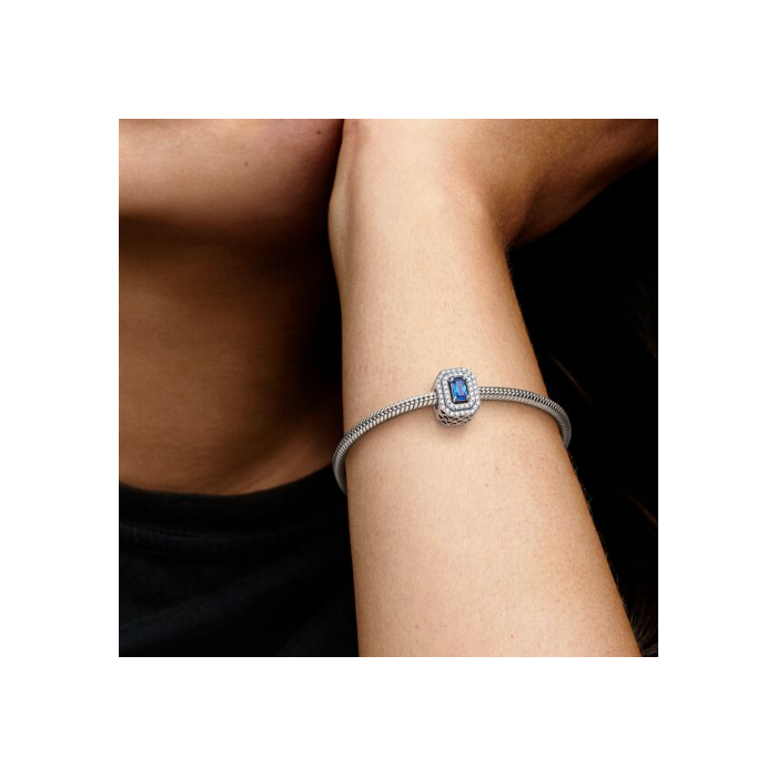 Juweel PANDORA Blue Sparkling Levelled Bedel 792385C01