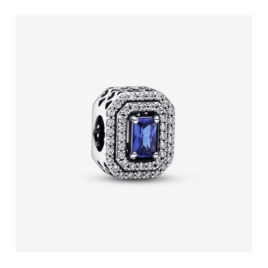 Juweel PANDORA Blue Sparkling Levelled Bedel 792385C01 Juweel PANDORA Blue Sparkling Levelled Bedel 792385C01
