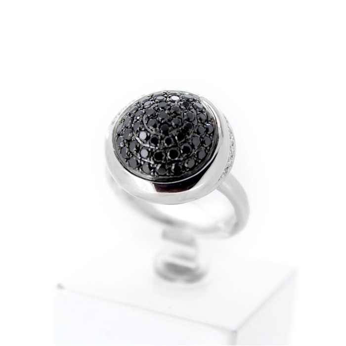 Juweel Tirisi Ring witgoud 18 karaat gezet met briljanten '67808-1179-TWDH'