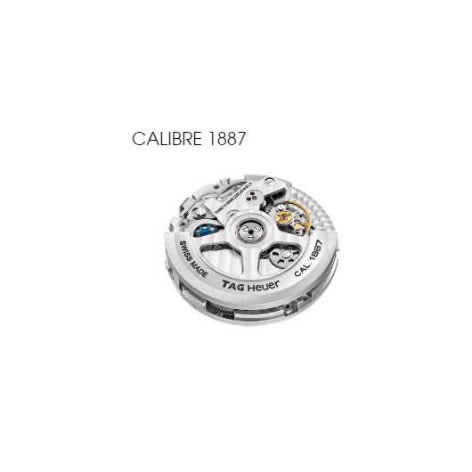 Horloge Tag Heuer Carrera Calibre 1887 automatic chronograph 43 mm CAR2014.FC6235