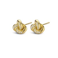 Juweel DIAMANTI PER TUTTI KNOT EARRINGS M1854 YELLOW Juweel DIAMANTI PER TUTTI KNOT EARRINGS M1854 YELLOW