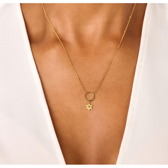 Juweel DIAMANTI PER TUTTI BLUEBELL NECKLACE M2311 YELLOW