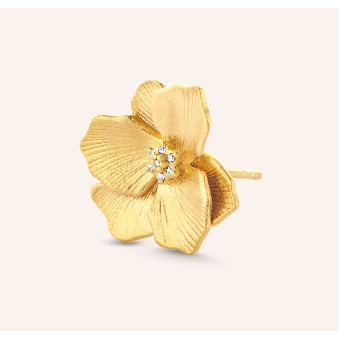 Juweel DIAMANTI PER TUTTI JASMINE SMALL SINGLE STUD EARRING M2315 YELLOW