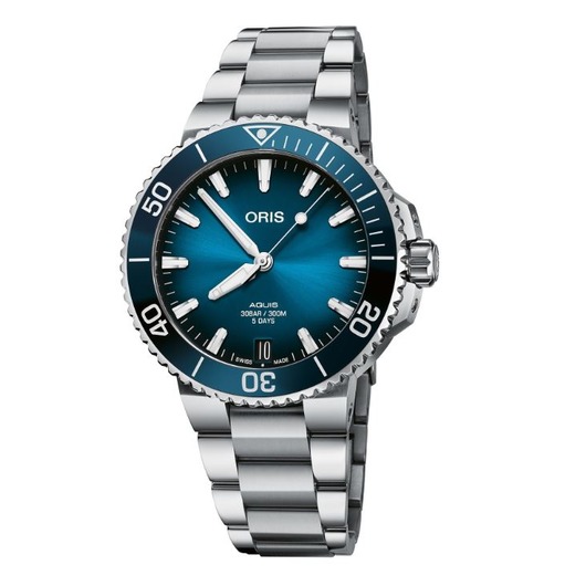 Horloge Oris Aquis date caliber 400 01400 7769 4135-07