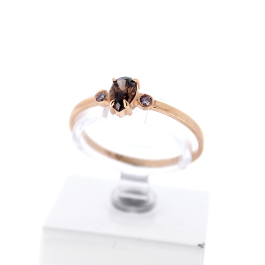 Juweel Ring rosé goud 14 karaat briljanten '68190-1184-TWDH' Juweel Ring rosé goud 14 karaat briljanten '68190-1184-TWDH'