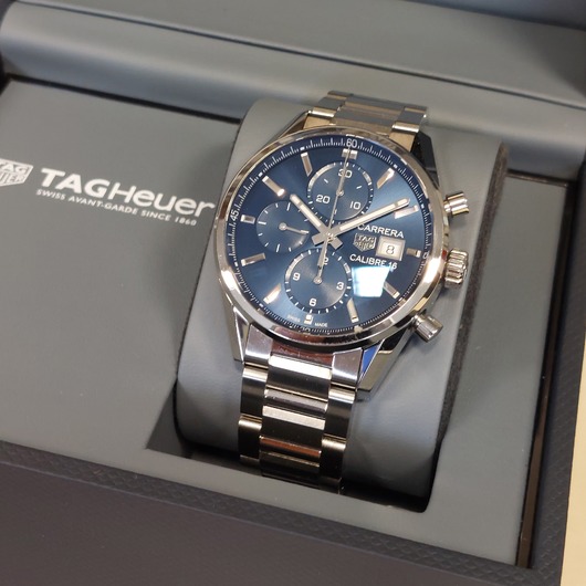 Horloge TAG Heuer Carrera Calibre 16 CBK2112.BA0715 'CV-651-TWDH'