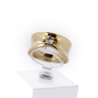 Juweel Ring Geelgoud 18karaat briljant '68314-1193-TWDH' Juweel Ring Geelgoud 18karaat briljant '68314-1193-TWDH'