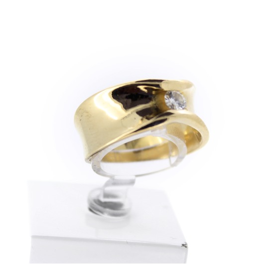 Juweel Ring Geelgoud 18karaat briljant '68314-1193-TWDH'